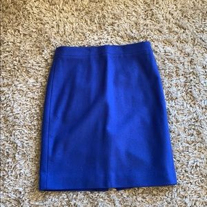 Fun blue pencil skirt